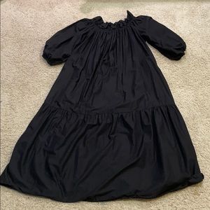 H&M off the shoulder black dress